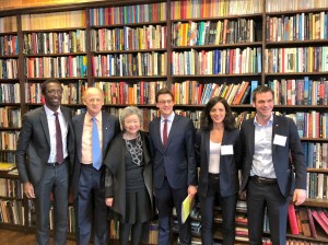 John Ralston Saul - with French Delegation to the ICC 2018    